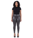 Sakkas Footless Ultra Slim Fit Matte Liquid Wet Look Leggings