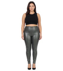 Sakkas Matte Liquid High Waist Stretch Leggings - Made in USA