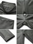 Sakkas Matte Liquid High Waist Stretch Leggings - Made in USA