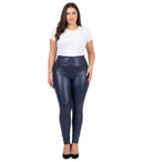 Sakkas Matte Liquid High Waist Stretch Leggings - Made in USA