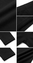 Sakkas Cotton Blend Solid Color Footless Stretch Leggings - Made in USA