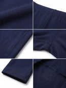 Sakkas Cotton Blend Solid Color Footless Stretch Leggings - Made in USA