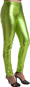 Sakkas Footless Liquid Wet Look Shiny Metallic Stretch Leggings