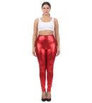 Sakkas Shiny Liquid Metallic High Waist Stretch Leggings - Made in USA