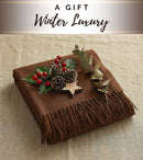 Sakkas Booker Cashmere Feel Solid Colored Unisex Winter Scarf With Fringe