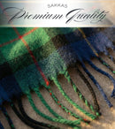 Sakkas Booker Cashmere Feel Solid Colored Unisex Winter Scarf With Fringe