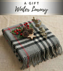 Sakkas Booker Cashmere Feel Solid Colored Unisex Winter Scarf With Fringe