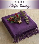 Sakkas Booker Cashmere Feel Solid Colored Unisex Winter Scarf With Fringe