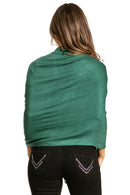 Sakkas 78" X 28" Rayon from Bamboo Soft Solid Pashmina Feel Shawl / Wrap / Stole