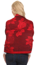 Sakkas Two Tone Rose Pashmina Scarf / Stole / Wrap