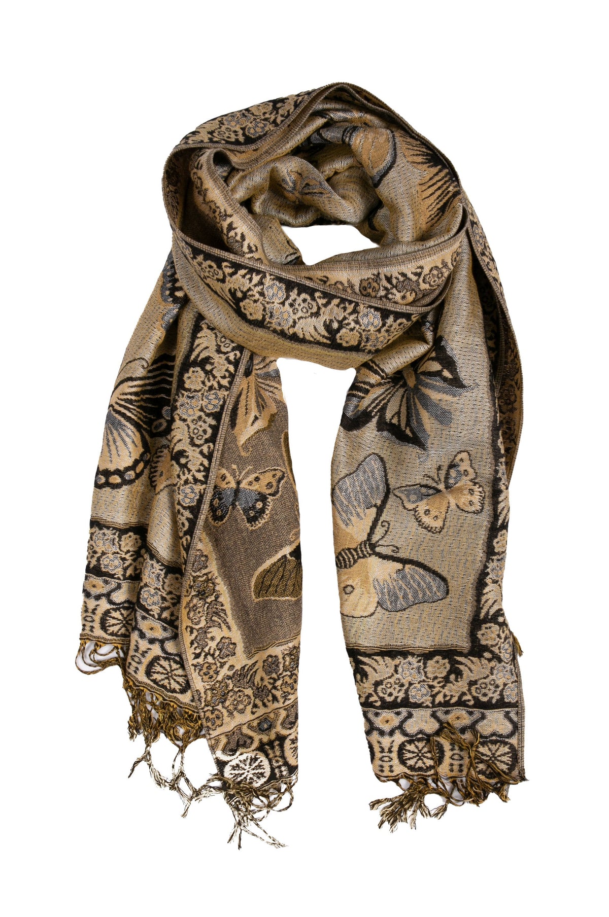 小物 eaphi BOUCLE SUKASHI SHAWL beige BOUCLE SUKASHI SHAWL
