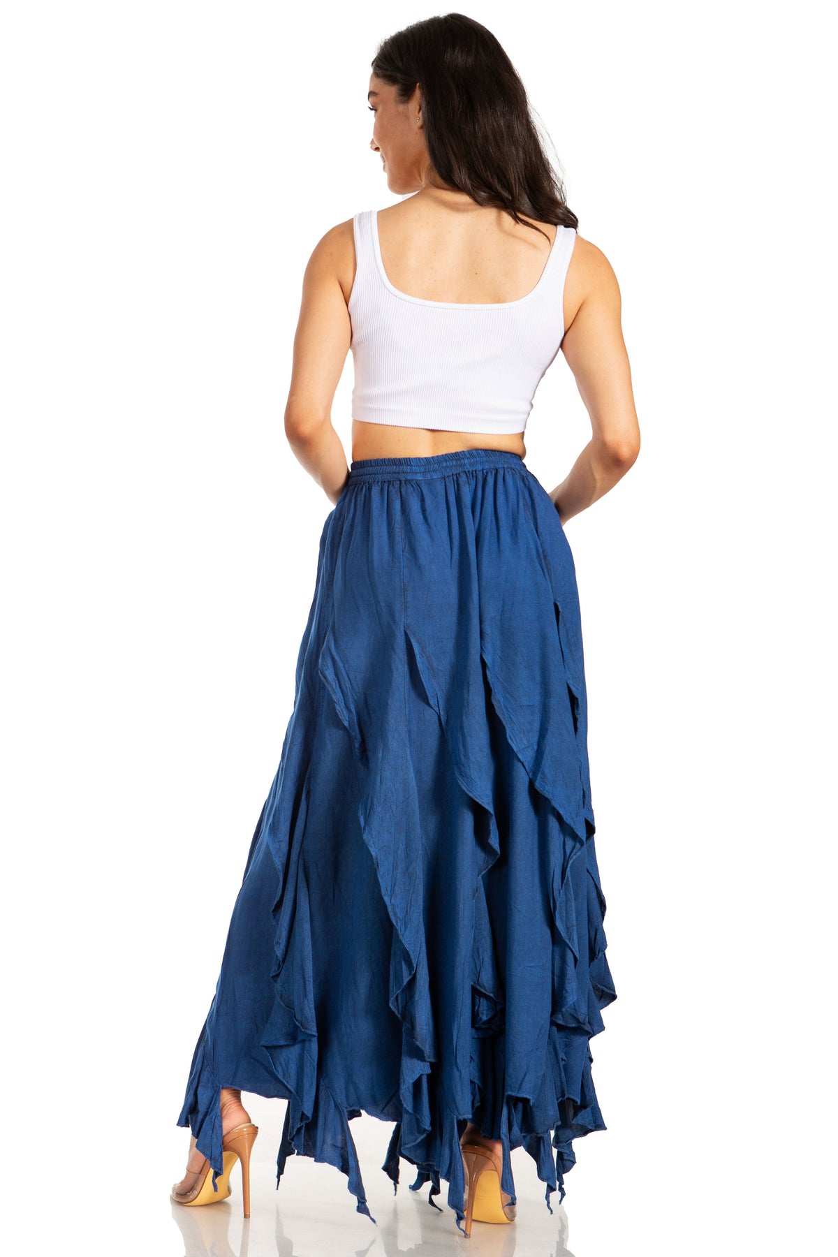 BOHEMSEO☆UNBALANCED DRAPE SKIRT Amazon.com: Verdusa Women's Asymmetrical Tulle Skirts