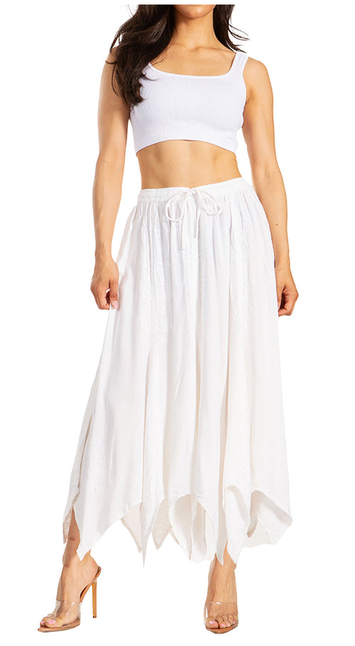 Sakkas Emery Womens Vintage Retro Maxi Rayon Embroidered