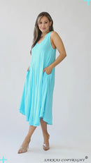 Sakkas Everyday Essentials Caftan Tank Dress / Cover Up