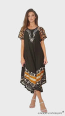 Sakkas Sara Batik CaftanTank Dress / Cover Up