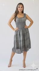 Sakkas Spring Maiden Ombre Peasant Dress