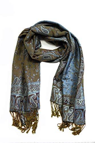 Sakkas Double Layer Jacquard Paisley Pashmina Shawl / Wrap / Stole