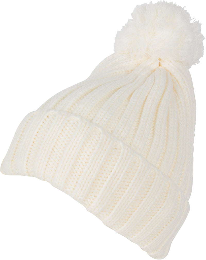 Sakkas Dante Warm Unisex Pom-pom Ribbed Knit Beanie Simple and Casual