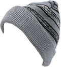 Sakkas Elio Unisex Sailor Fold Over Beanie Timeless and Casual#color_YC16151-Grey