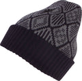 Sakkas Lucien Pattern Knit Cap Beanie Hat Warm Light Unisex#color_1760-Blue