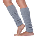 Sakkas Luxury Cashmere Feel Tagless Stretch Leg Warmers#color_Light Grey