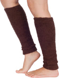 Sakkas Luxury Cashmere Feel Tagless Stretch Leg Warmers#color_Chocolate