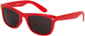 Sakkas Retro 1980's  Style Sunglasses with Super Dark Lens#color_Red