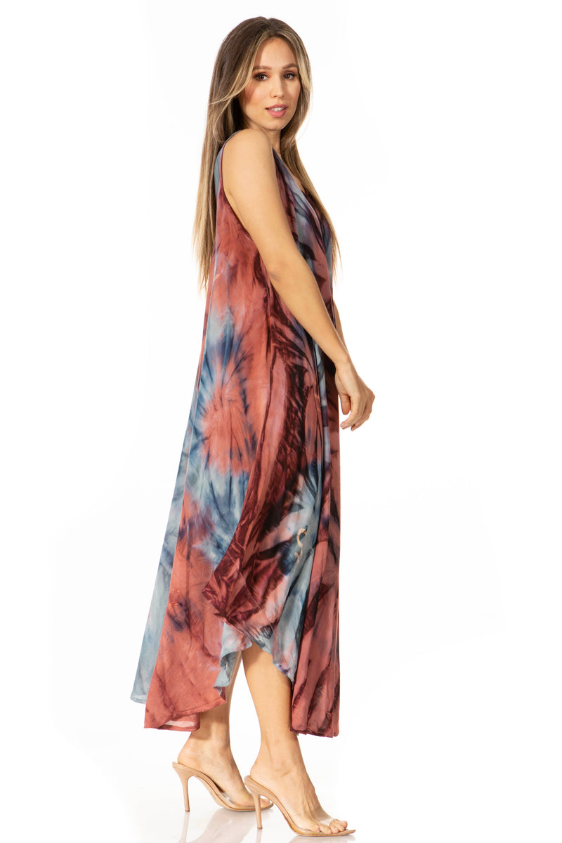 Sakkas Starlight Caftan Tank Dress / Cover Up