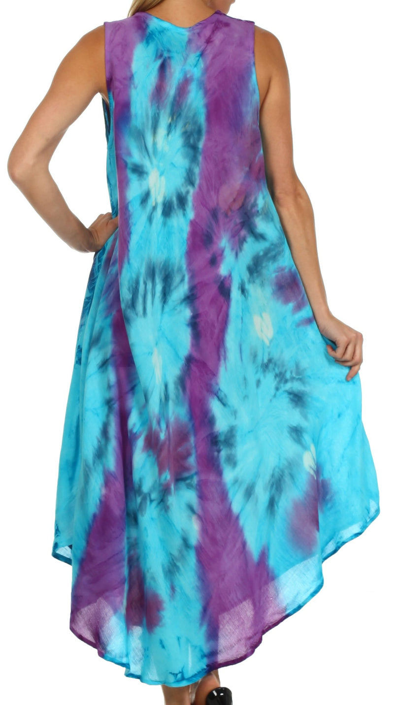 Sakkas Starlight Caftan Tank Dress / Cover Up