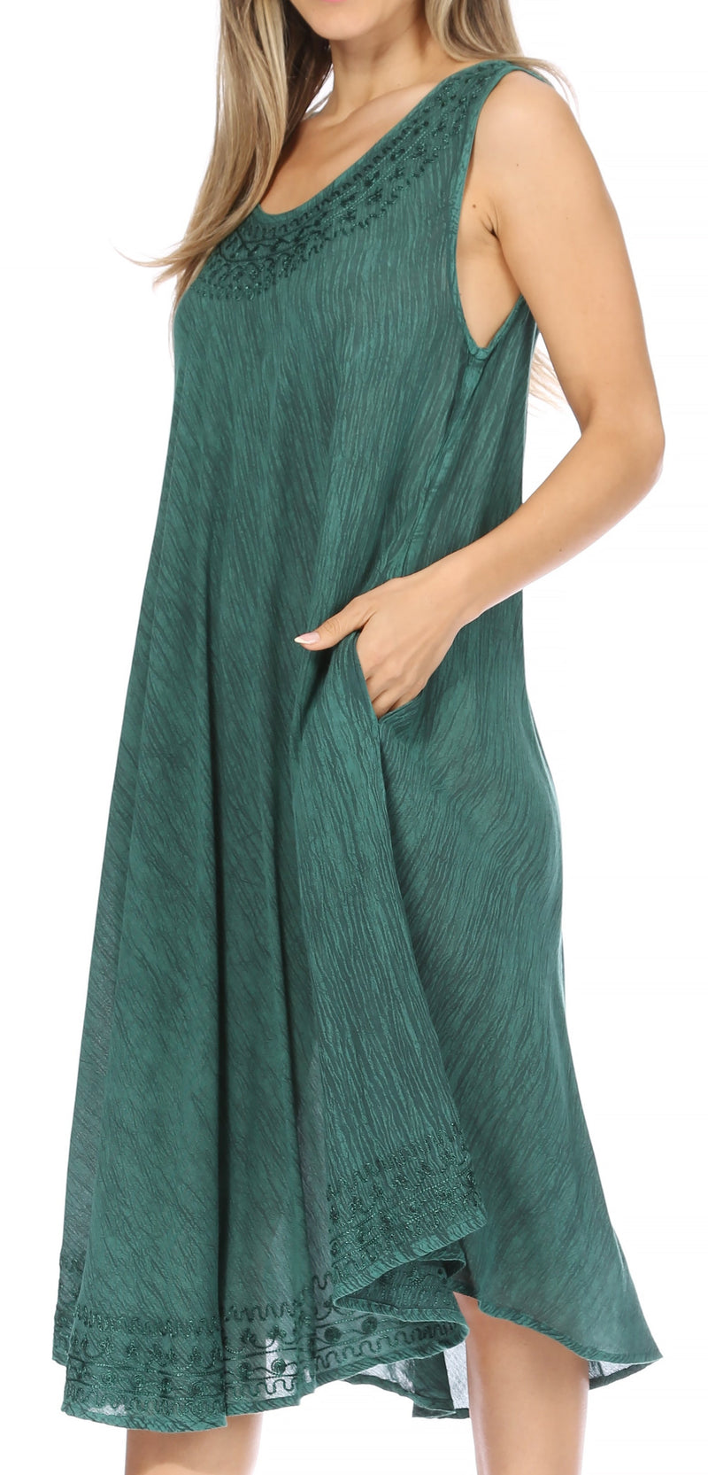 Sakkas Everyday Essentials Caftan Tank Dress / Cover Up