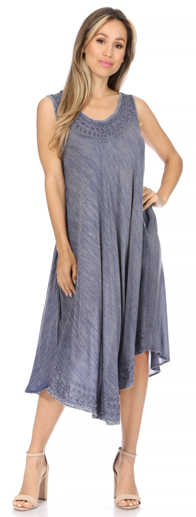 Sakkas Everyday Essentials Caftan Tank Dress / Cover Up