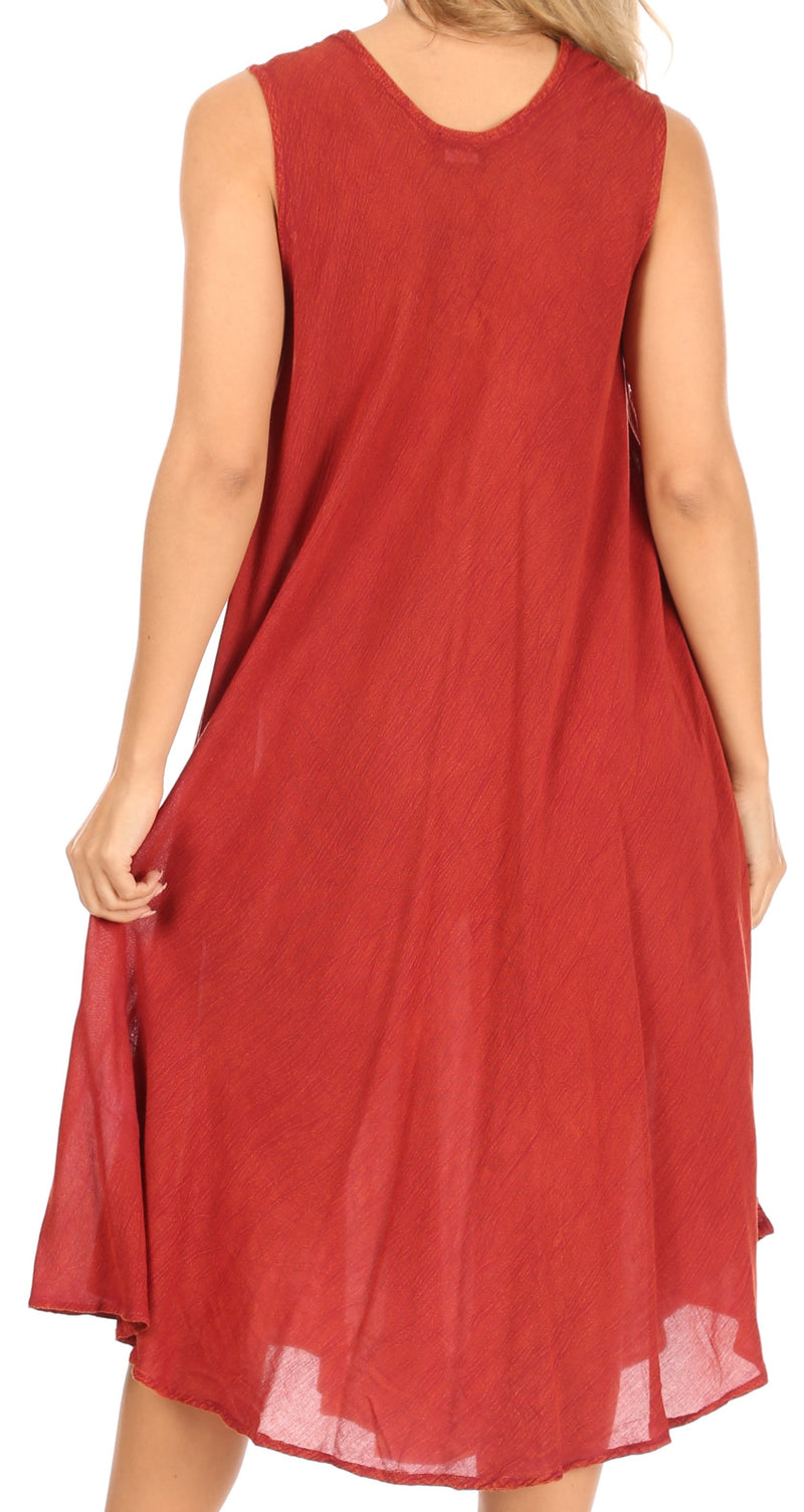 Sakkas Everyday Essentials Caftan Tank Dress / Cover Up