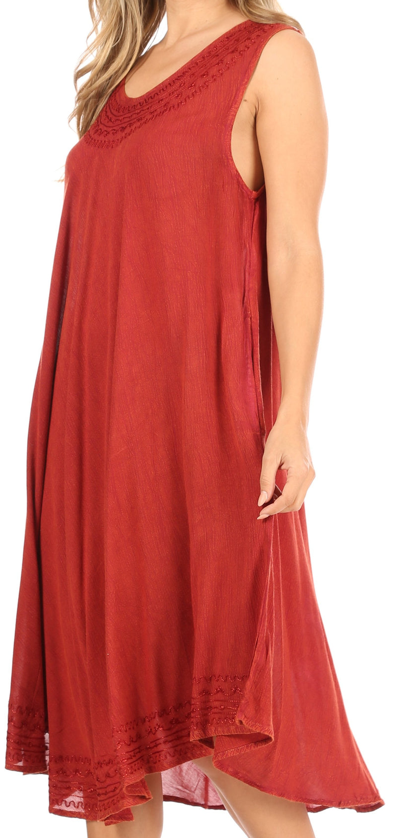 Sakkas Everyday Essentials Caftan Tank Dress / Cover Up