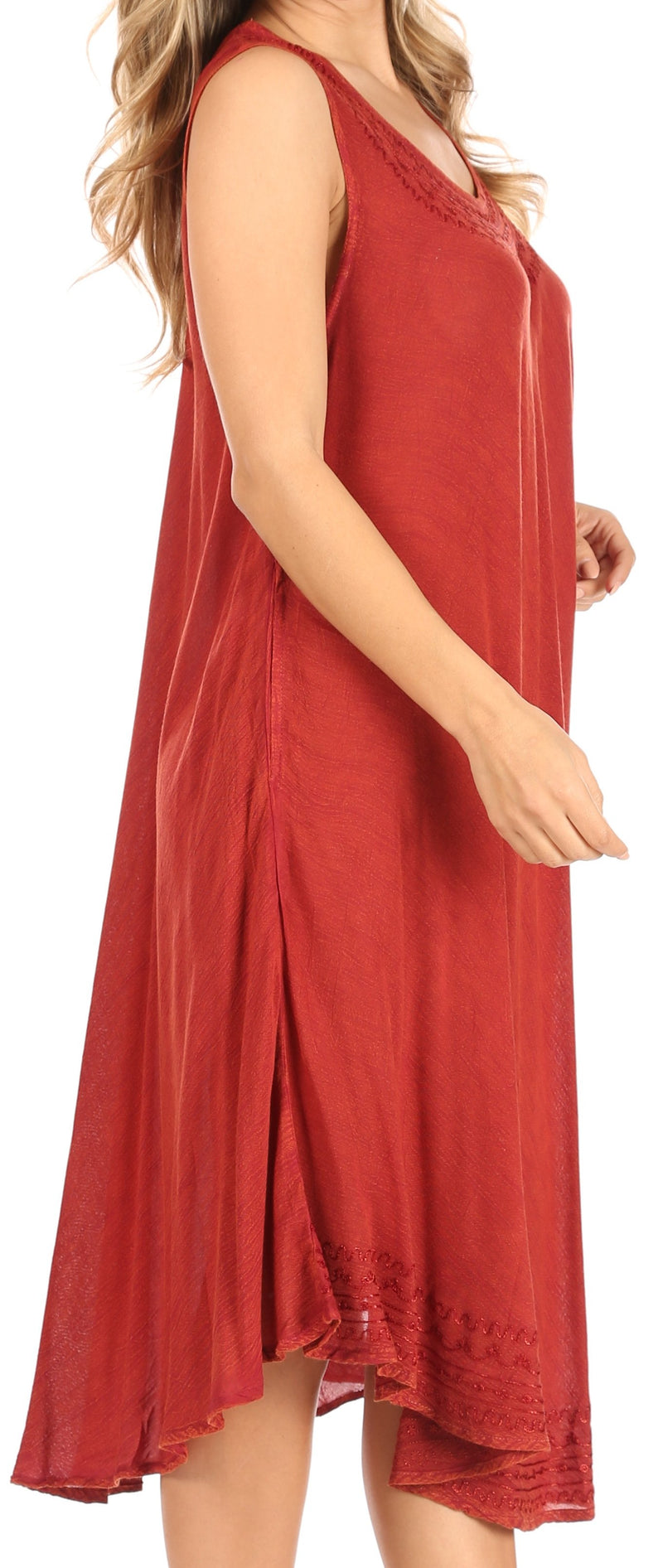 Sakkas Everyday Essentials Caftan Tank Dress / Cover Up