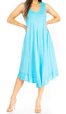 Sakkas Everyday Essentials Caftan Tank Dress / Cover Up