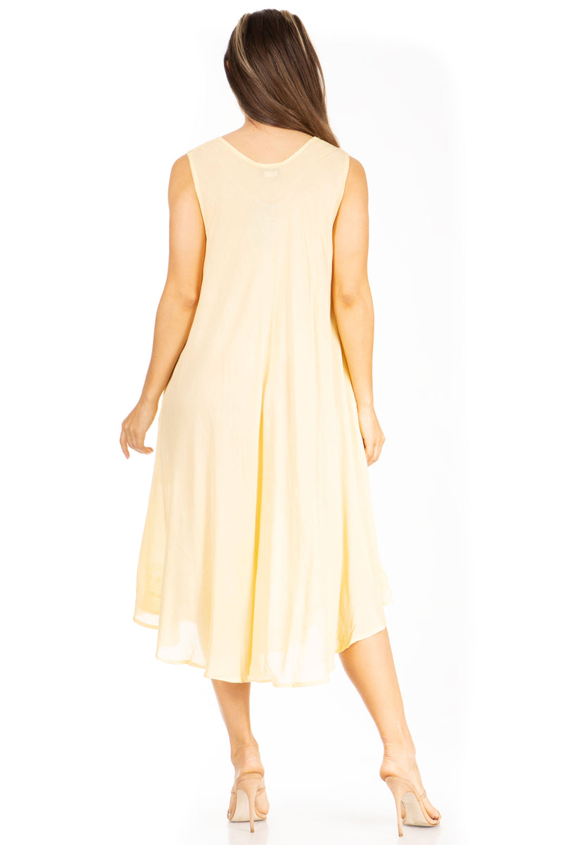 Sakkas Everyday Essentials Caftan Tank Dress / Cover Up