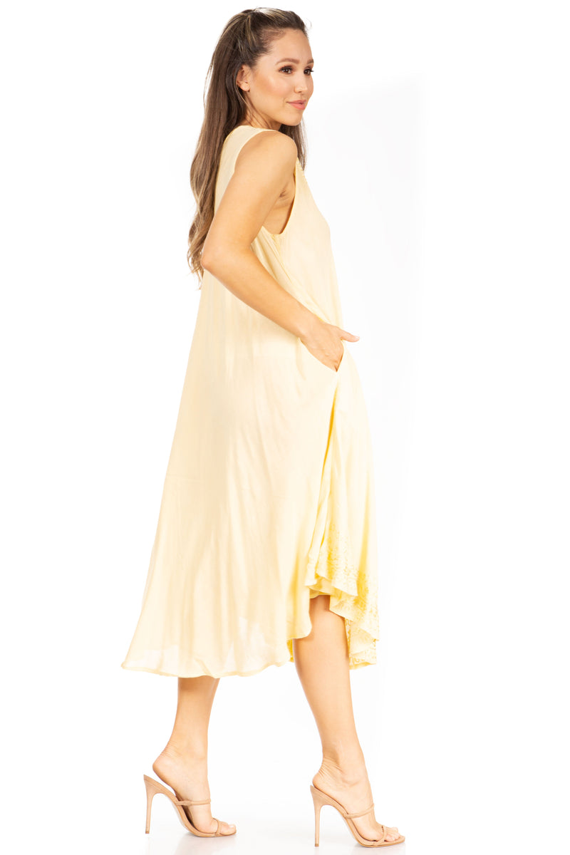 Sakkas Everyday Essentials Caftan Tank Dress / Cover Up