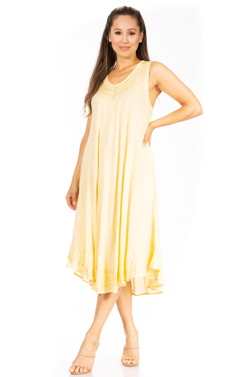 Sakkas Everyday Essentials Caftan Tank Dress / Cover Up