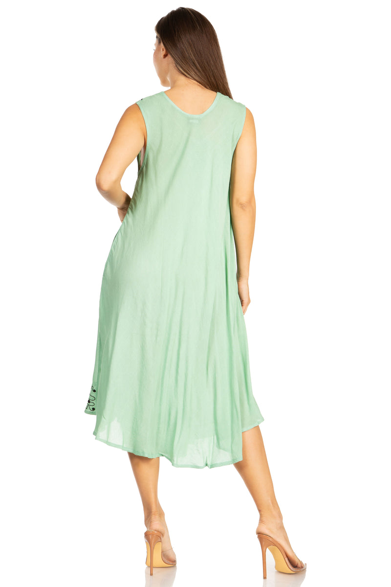 Sakkas Everyday Essentials Caftan Tank Dress / Cover Up