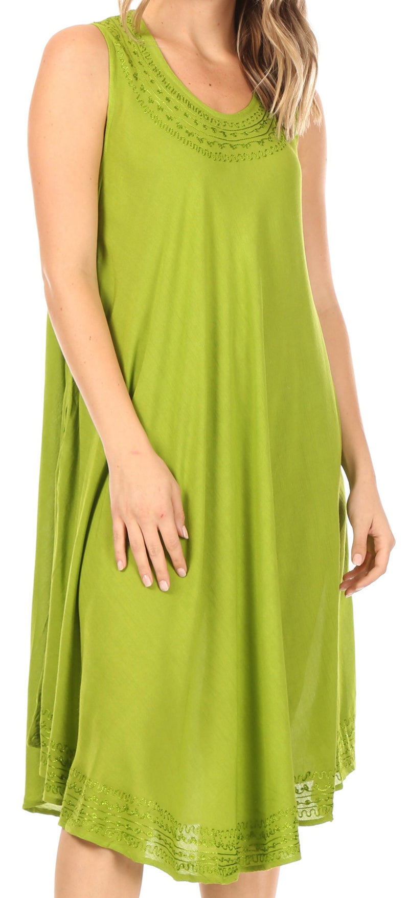 Sakkas Everyday Essentials Caftan Tank Dress / Cover Up