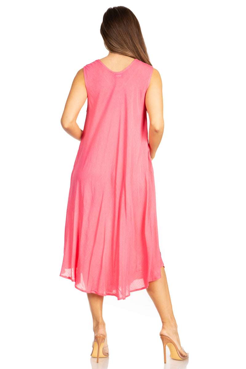 Sakkas Everyday Essentials Caftan Tank Dress / Cover Up