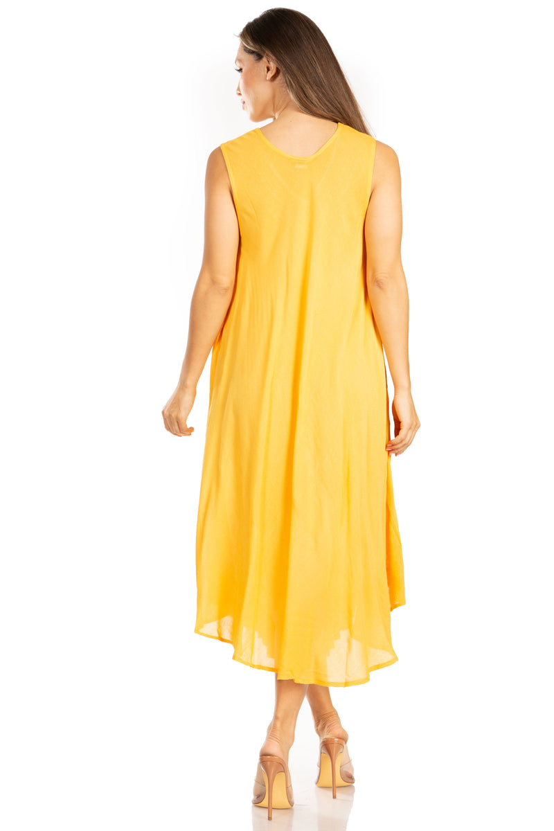 Sakkas Everyday Essentials Caftan Tank Dress / Cover Up