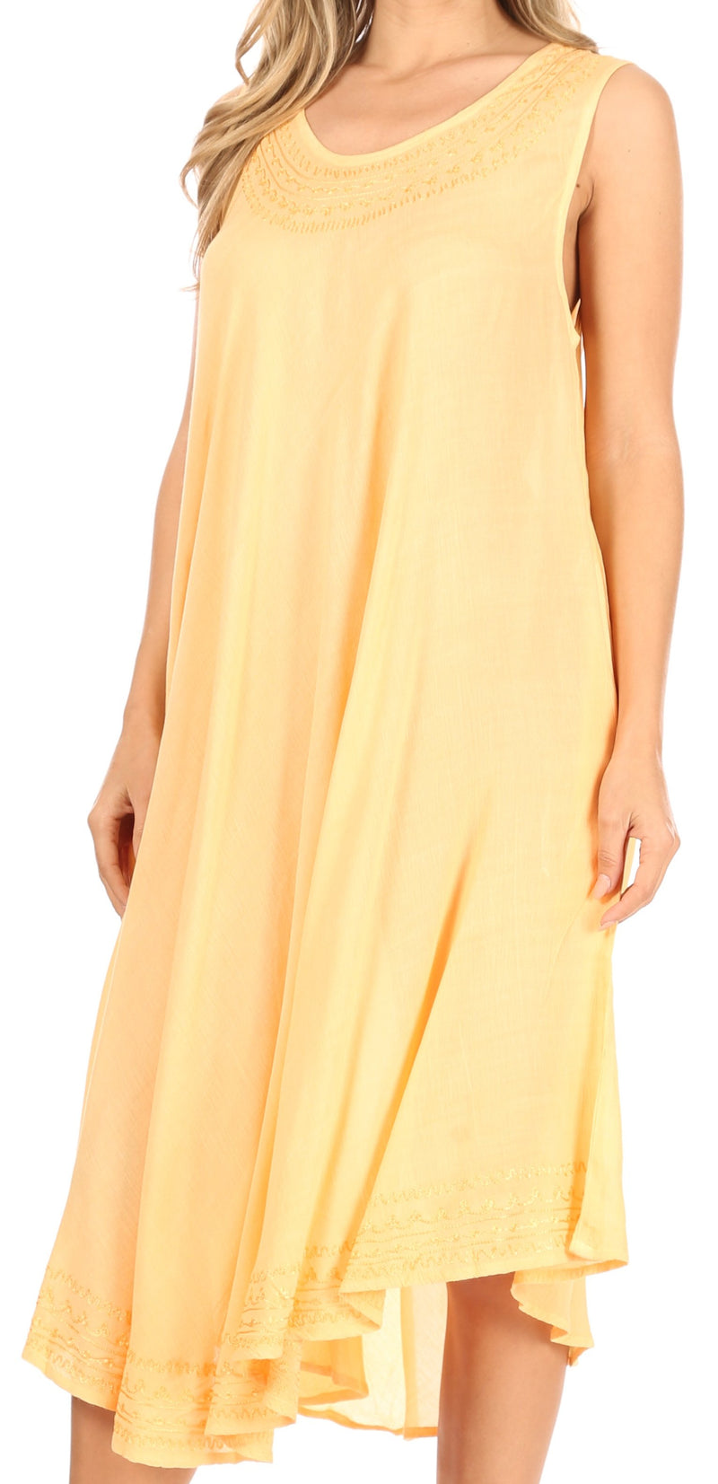 Sakkas Everyday Essentials Caftan Tank Dress / Cover Up