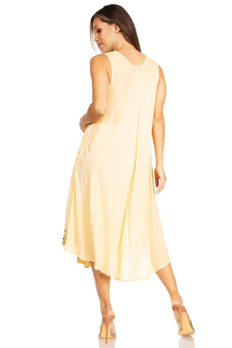 Sakkas Everyday Essentials Caftan Tank Dress / Cover Up