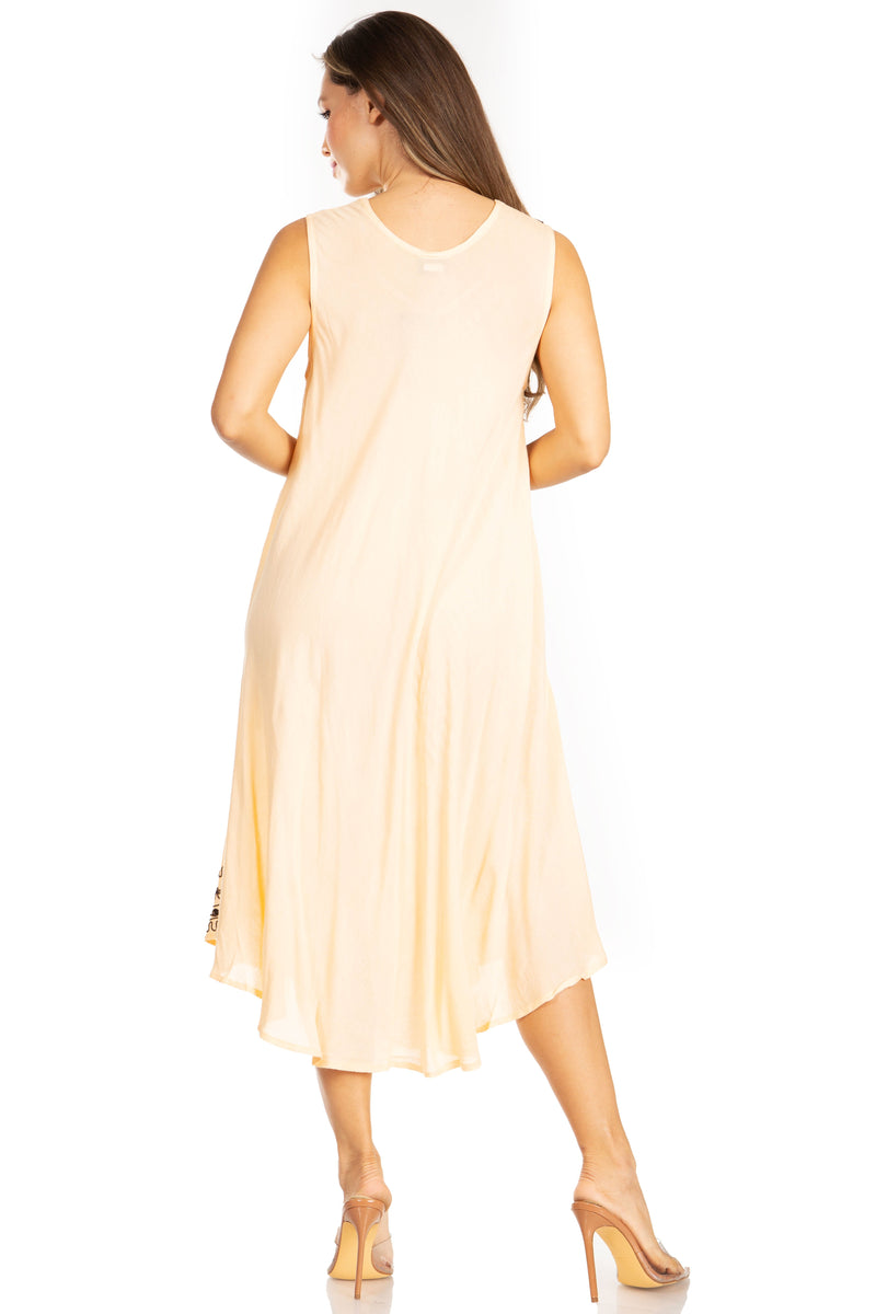 Sakkas Everyday Essentials Caftan Tank Dress / Cover Up