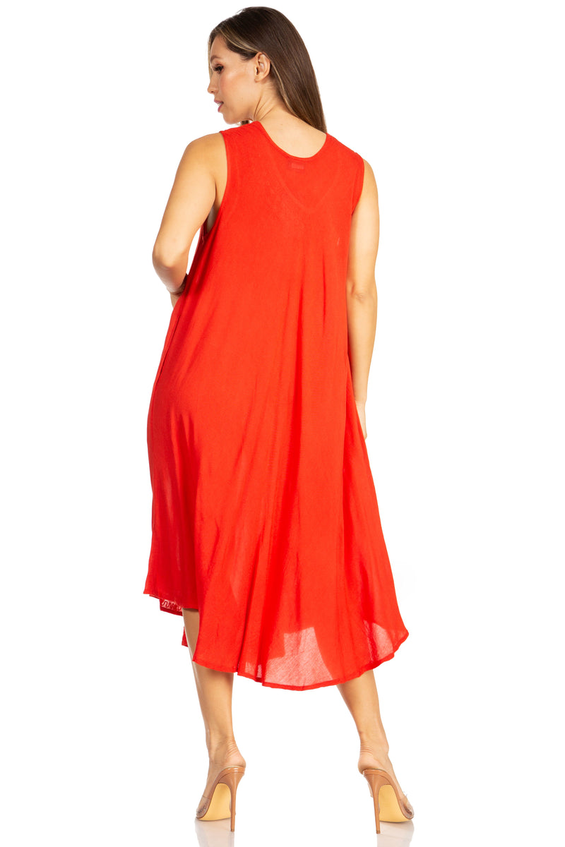 Sakkas Everyday Essentials Caftan Tank Dress / Cover Up