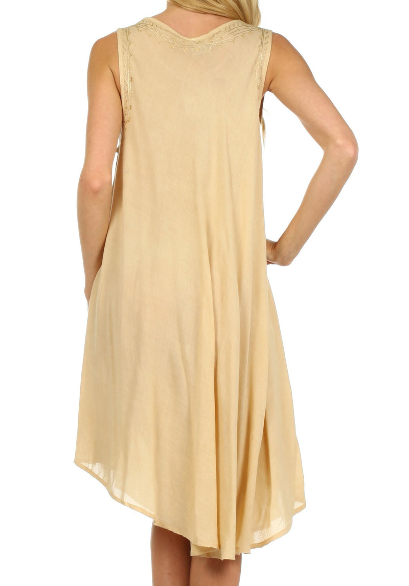 Sakkas Everyday Essentials Caftan Tank Dress / Cover Up