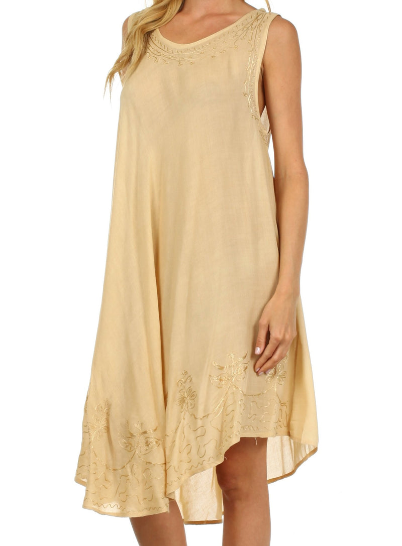 Sakkas Everyday Essentials Caftan Tank Dress / Cover Up