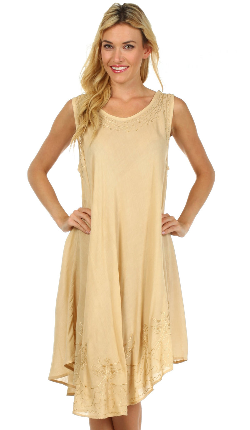 Sakkas Everyday Essentials Caftan Tank Dress / Cover Up