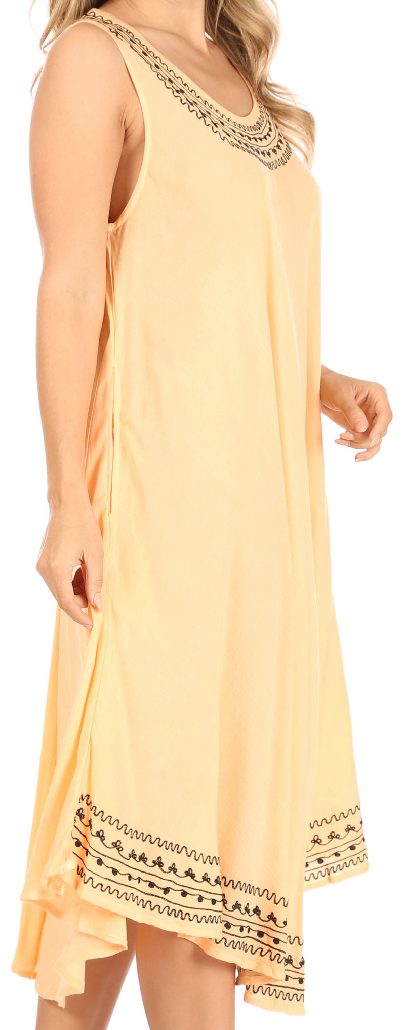 Sakkas Everyday Essentials Caftan Tank Dress / Cover Up